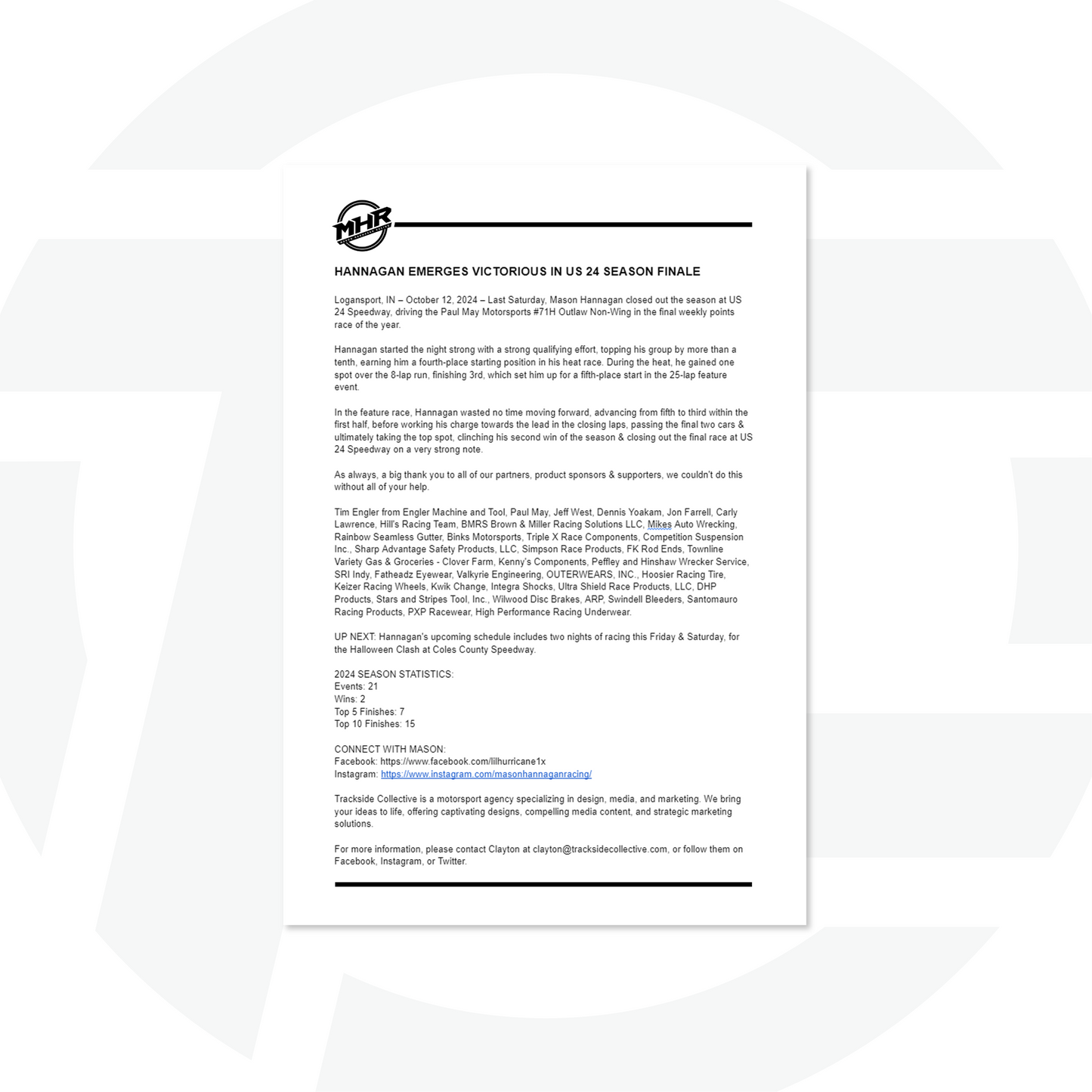 PRESS RELEASE